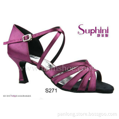 Suphini Latin Dance Shoes Purple For Woman New Design